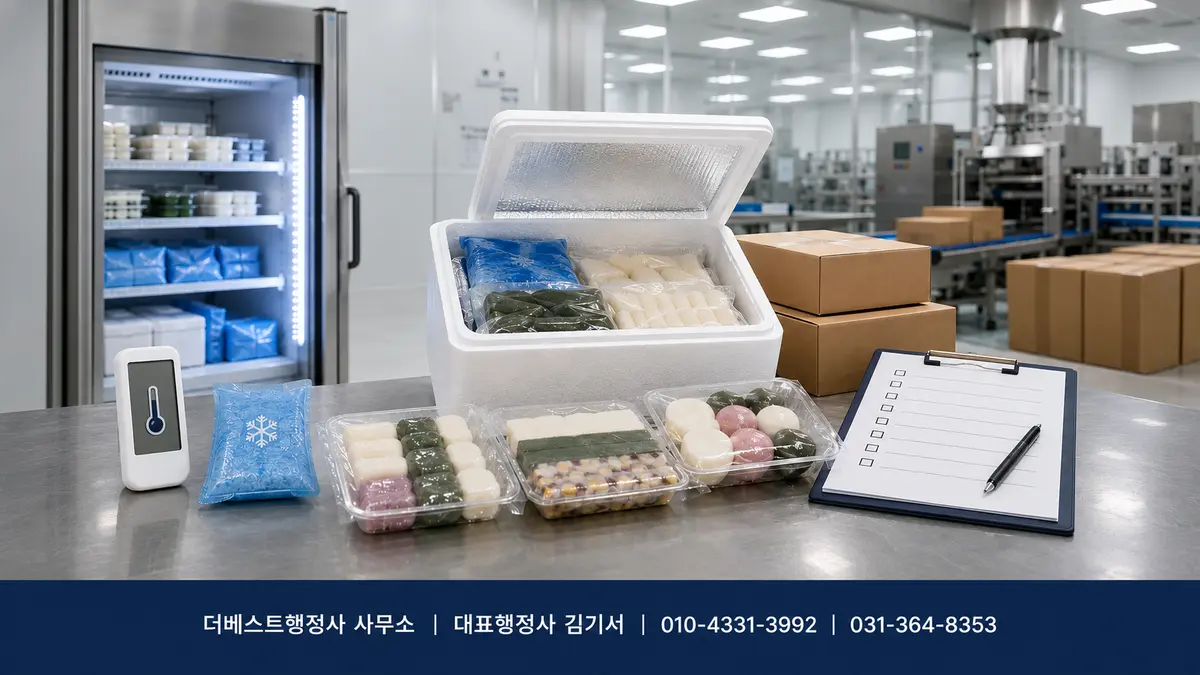 떡을 온라인·택배로 판매할 때 무엇을 신고하고 기록해야 하나요?